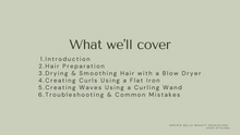 Load image into Gallery viewer, At-Home Hair Styling Course | OB.Education