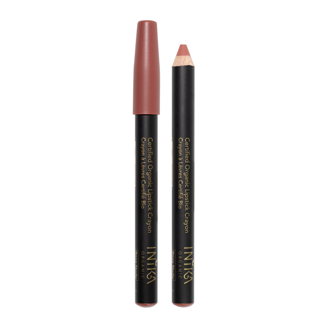 INIKA Certified Organic Lipstick Crayon - Rose Nude