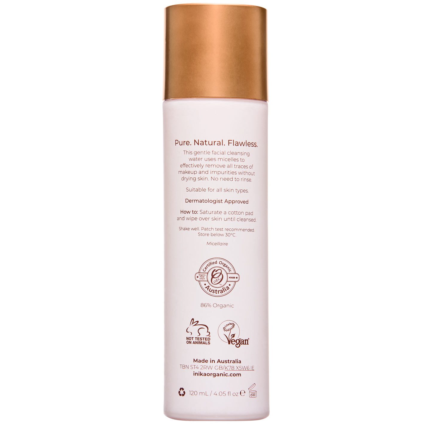 INIKA Organic Phyto-Active Rosewater Micellar