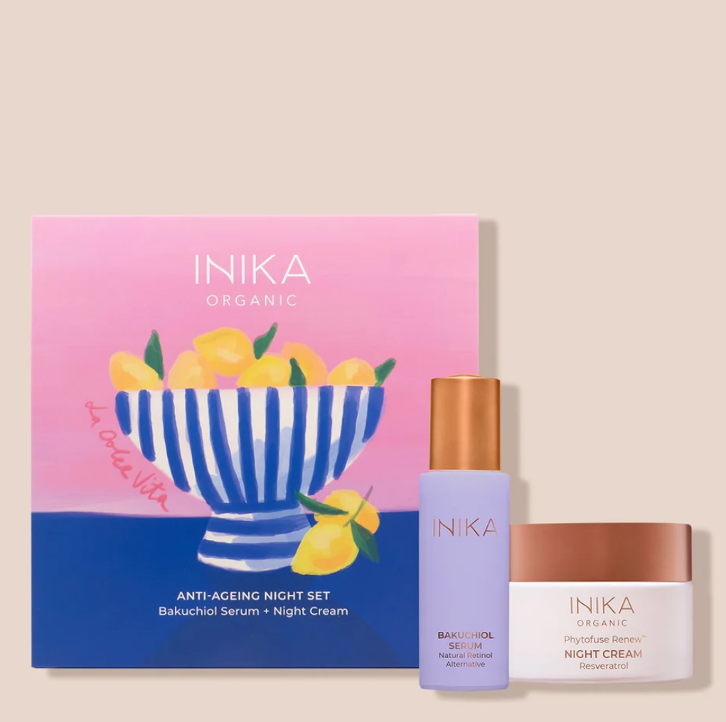 INIKA Organic Anti-Ageing Night Set