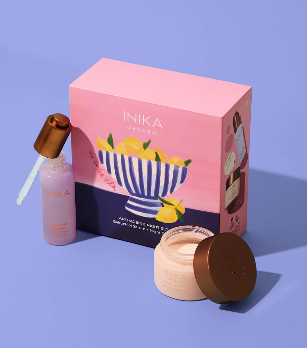 INIKA Organic Anti-Ageing Night Set