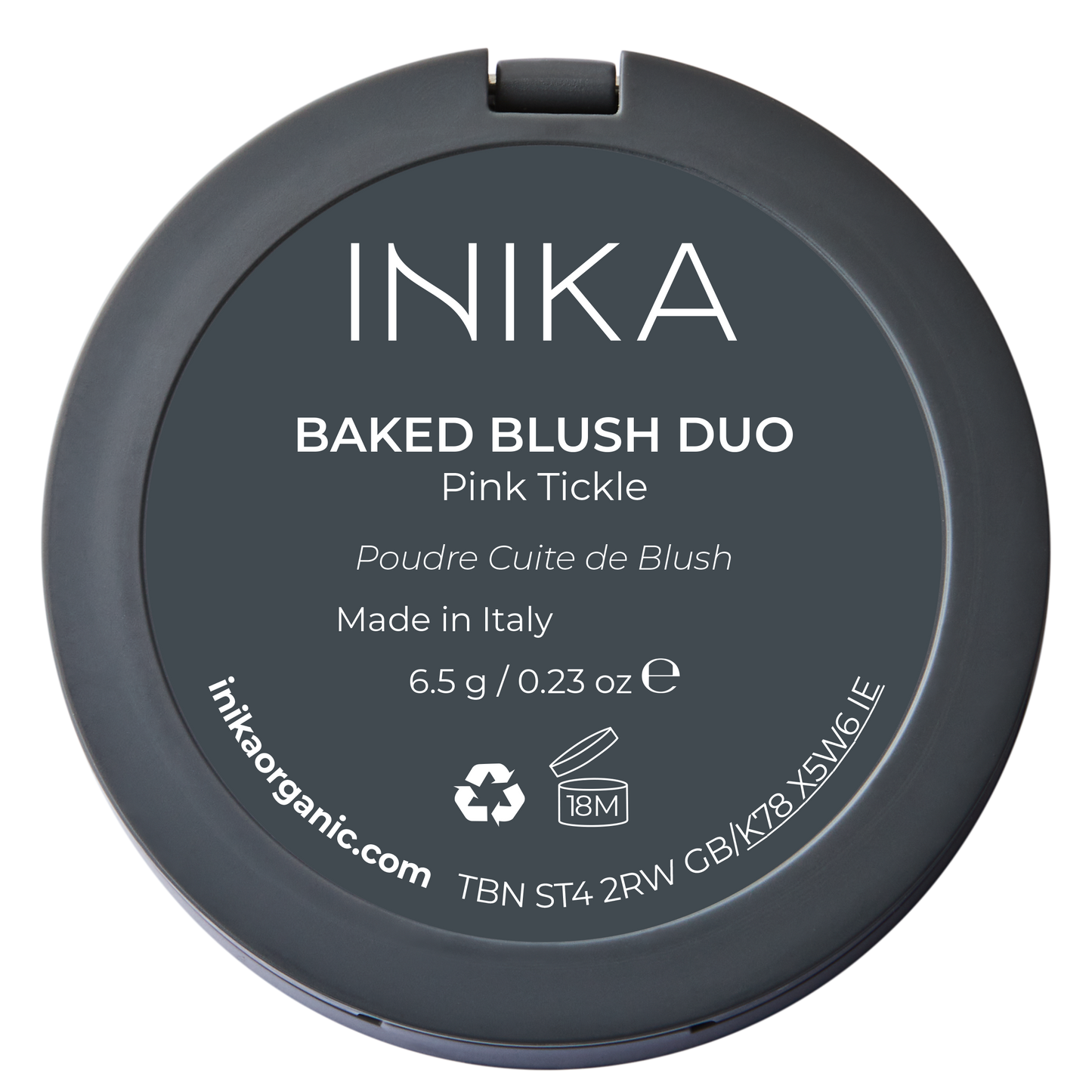INIKA Baked Blush Duo - Pink Tickle
