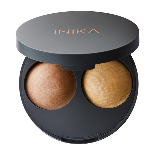 INIKA Baked Contour Duo - Almond