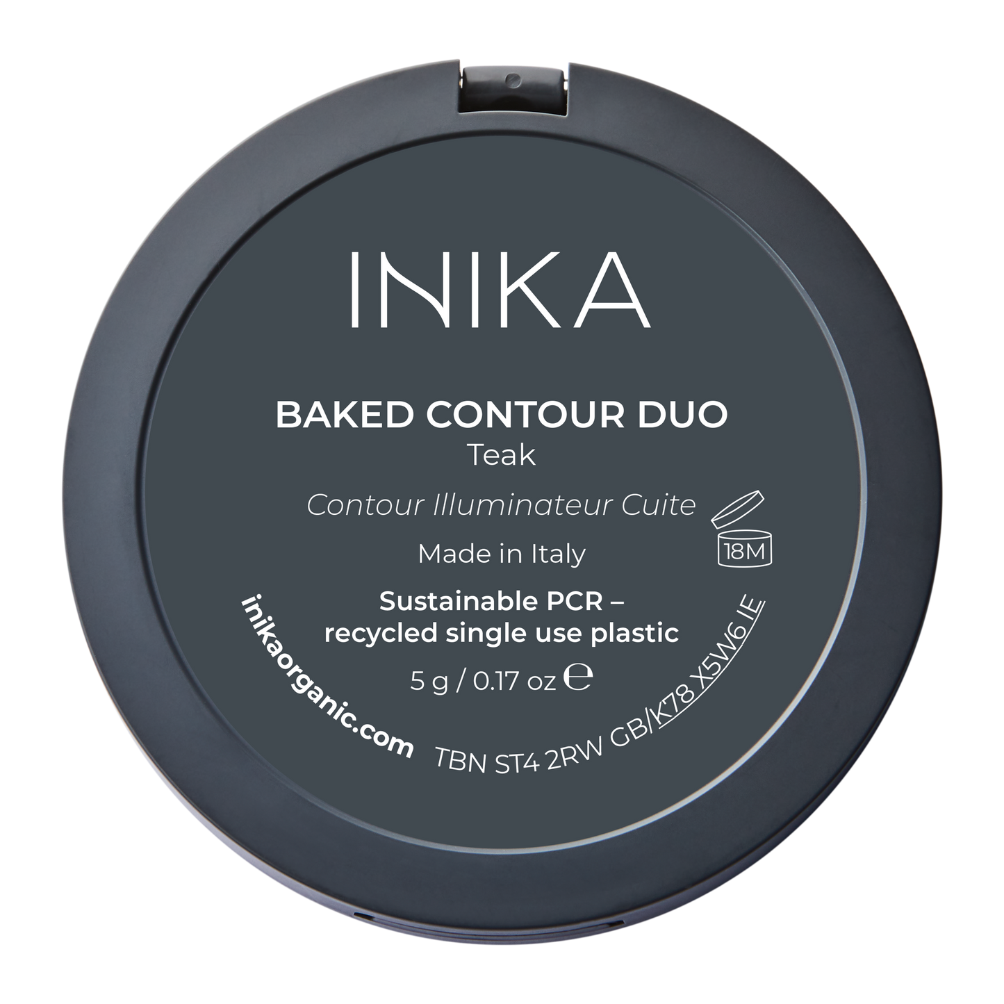 INIKA Baked Contour Duo - Teak