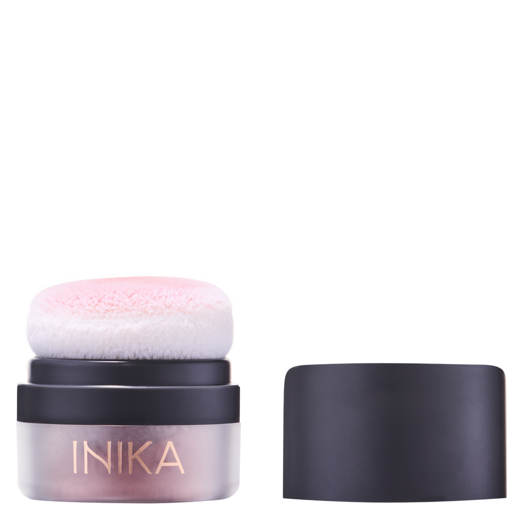 INIKA Mineral Blush Puff Pot - Rosy Glow
