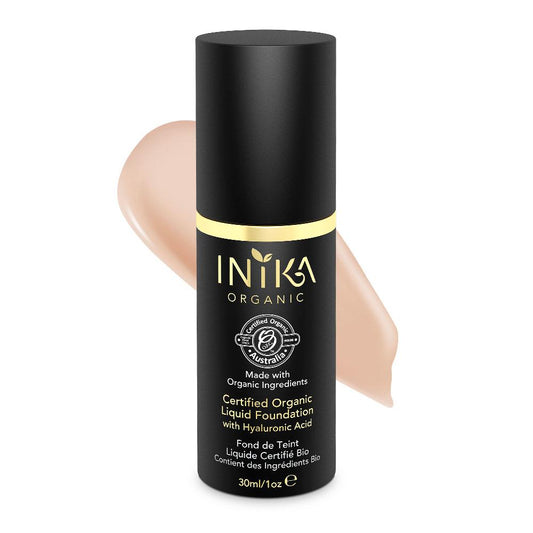 INIKA Certified Organic Liquid Foundation - Porcelain
